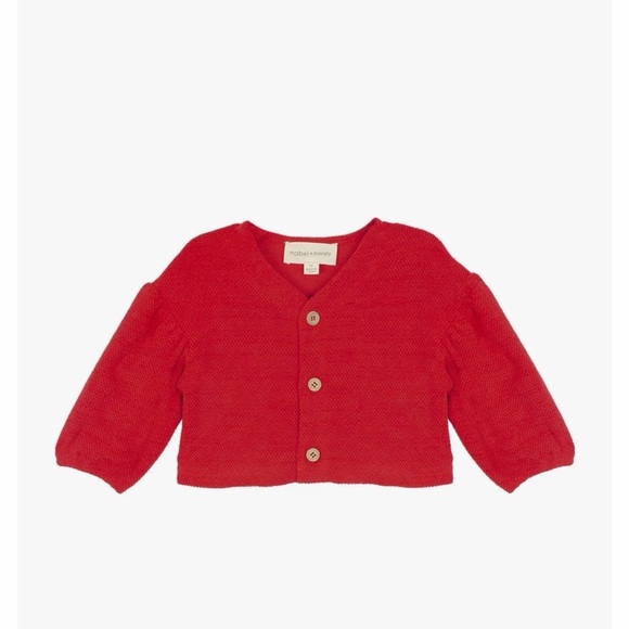 mabel + honey Other - Mabel+Honey red cardigan